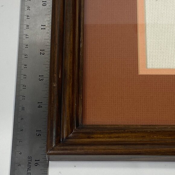 Vintage 1985 Handmade Antique Sewing Machine 16" Framed Cross Stitch - Picture 9 of 10